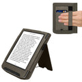 kwmobile Schutzhülle kompatibel mit Pocketbook Verse / Verse Lite / Verse Pro / Color / Vivlio Light/Light HD Flip Hülle - Cover mit Handschlaufe - Pusteblume Love Grau Grau  [dsg01]