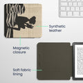 kwmobile Protective Case for Kobo Libra Colour / Tolino Vision Color - eReader Flip Case with Auto Sleep Function