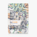 kwmobile Protective Case for Amazon Kindle Scribe (2022/2024) - eReader Flip Case with Hand Strap and Auto Sleep Function