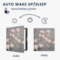 kwmobile Protective Case for Amazon Kindle Scribe (2022/2024) - eReader Flip Case with Hand Strap and Auto Sleep Function