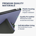 kwmobile Case for Kobo Libra Colour / Tolino Vision Color - Faux Leather Cover - eReader Flip Case with Auto Sleep Function - Stand Cover