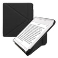 kwmobile Hülle kompatibel mit Kobo Kobo Libra Colour / Tolino Vision Color Hülle - Kunstleder Case - eReader Schutzhülle - Cover Schwarz Schwarz  