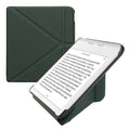 kwmobile Hülle kompatibel mit Kobo Kobo Libra Colour / Tolino Vision Color Hülle - Kunstleder Case - eReader Schutzhülle - Cover Dunkelgrün Dunkelgrün  