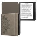 kwmobile Case for Kobo Libra Colour / Tolino Vision Color - Faux Leather eReader Cover with Auto Sleep Function - Rising Sun