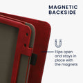kwmobile Protective Case Compatible with Kobo Libra Colour / Tolino Vision Color Flip Case - Cover with Hand Strap