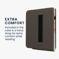kwmobile Case Compatible with Kobo Libra Colour / Tolino Vision Color - Cover with Strap and Stand