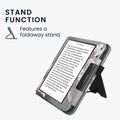 kwmobile Flip Cover compatible with Kobo Libra Colour / Tolino Vision Color - Case with Hand Strap