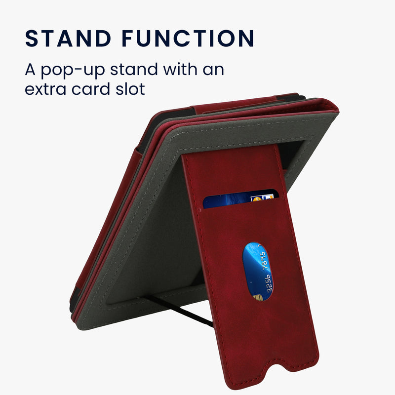kwmobile Protective Case Compatible with Kobo Clara BW / Clara Colour / Tolino Shine (5) / Shine Color Flip Case - Cover with Hand Strap