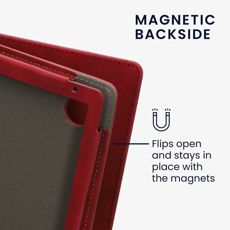 kwmobile Protective Case Compatible with Kobo Clara BW / Clara Colour / Tolino Shine (5) / Shine Color Flip Case - Cover with Hand Strap