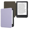 kwmobile Flip Case compatible with Kobo Clara BW / Clara Colour / Tolino Shine (5) / Shine Color Case - eReader Cover made of Faux Leather