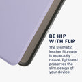 kwmobile Flip Case compatible with Kobo Clara BW / Clara Colour / Tolino Shine (5) / Shine Color Case - eReader Cover made of Faux Leather