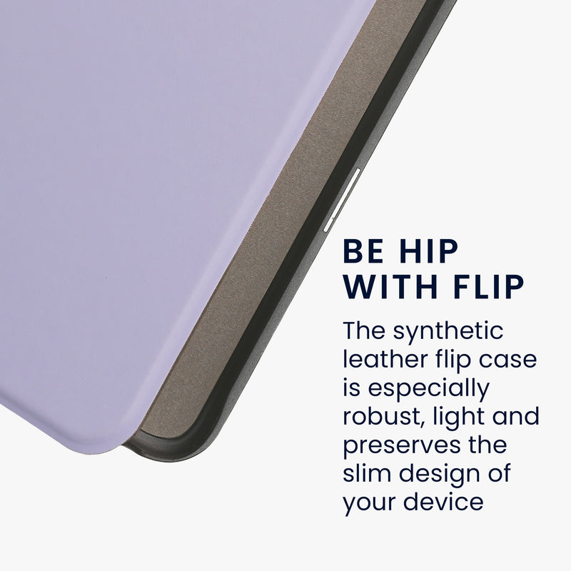 kwmobile Flip Case compatible with Kobo Clara BW / Clara Colour / Tolino Shine (5) / Shine Color Case - eReader Cover made of Faux Leather