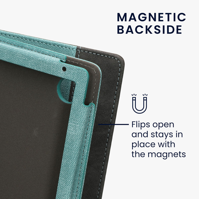 kwmobile Case Compatible with Kobo Clara BW / Clara Colour / Tolino Shine (5) / Shine Color Case - Flip Case with Hand Strap - Cover
