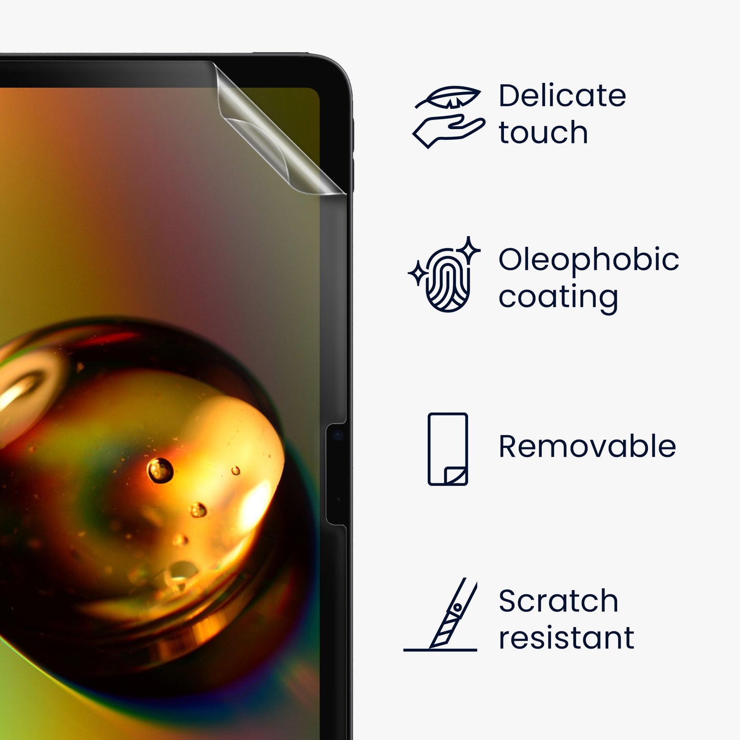 2x Screen Protector compatible with Apple iPad Air 11" (6th Gen 2024)