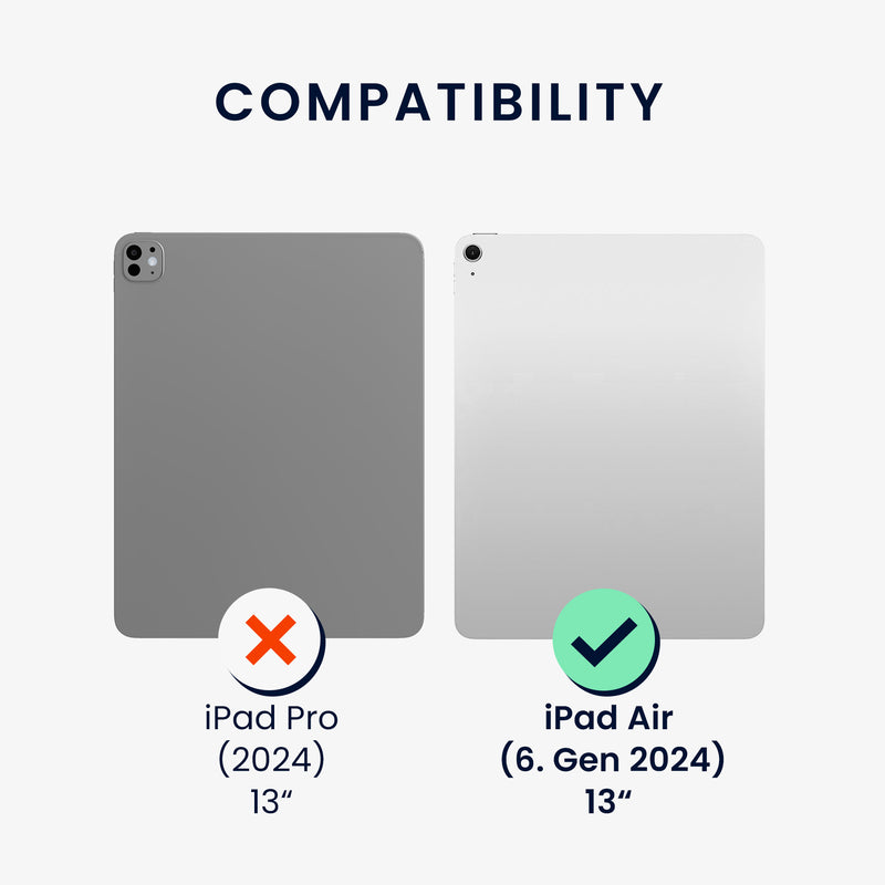 2x Screen Protector compatible with Apple iPad Air 13" (6th Gen 2024)