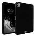 kwmobile Schutzhülle kompatibel mit Apple iPad Pro 11" (2024) - Hülle Silikon - Tablet Cover Case Schwarz Schwarz  