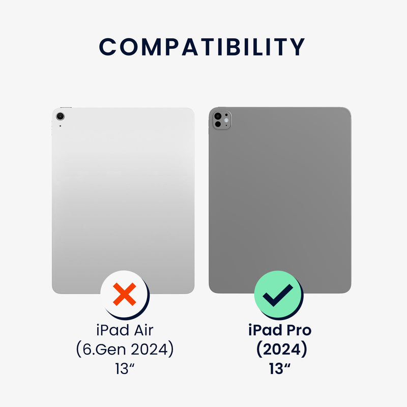 2x Film compatible with Apple iPad Pro 13" (2024)