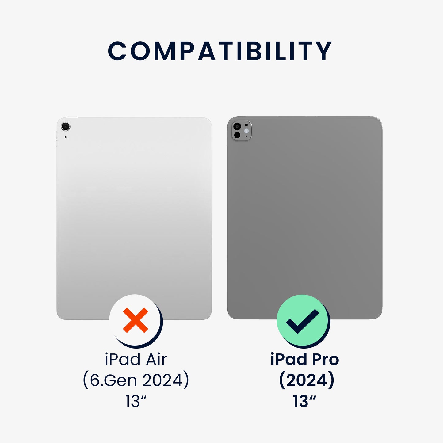 Silicone Case Compatible with Apple iPad Pro 13" (2024)