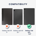 2x Film compatible with Samsung Galaxy Tab A9+