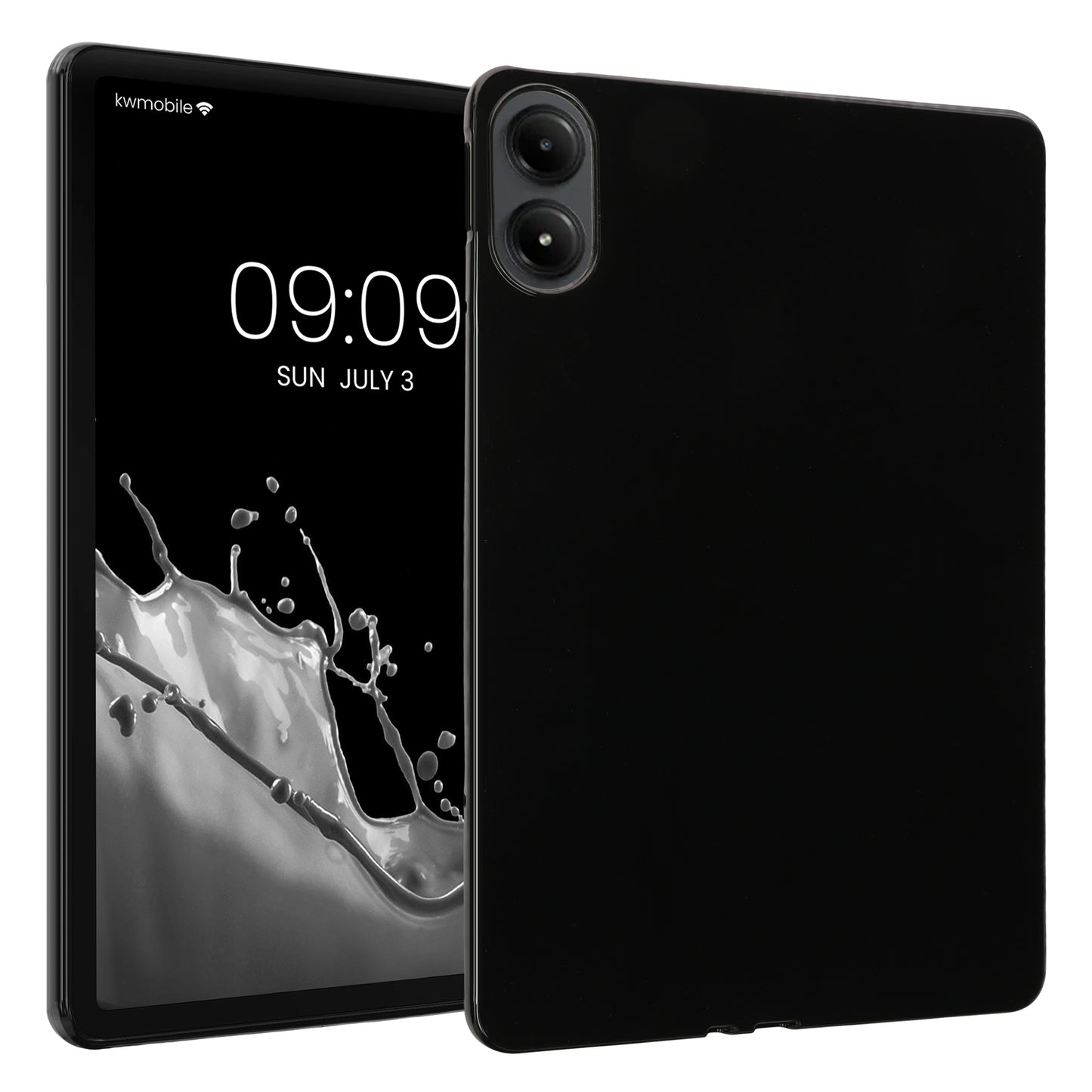 kwmobile Schutzhülle kompatibel mit Xiaomi Redmi Pad Pro - Hülle Silikon - Tablet Cover Case Schwarz Schwarz  