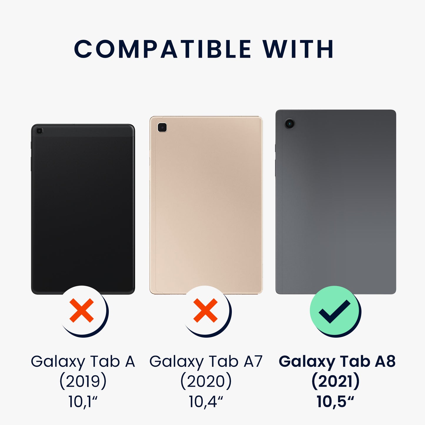 kwmobile Matte Screen Protector compatible with Samsung Galaxy Tab A8 10.5 (2021) Paper Feel Film - Tablet Full Screen Paper Feel Cover - Tablet Paper-Feel Display Film