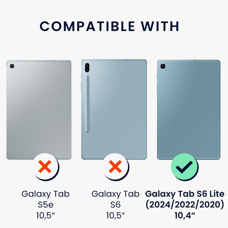 kwmobile Matte Screen Protector compatible with Samsung Galaxy Tab S6 Lite Paper Feel Film Tablet Full Screen Paper Feel Cover Tablet Display Film Paper Feel