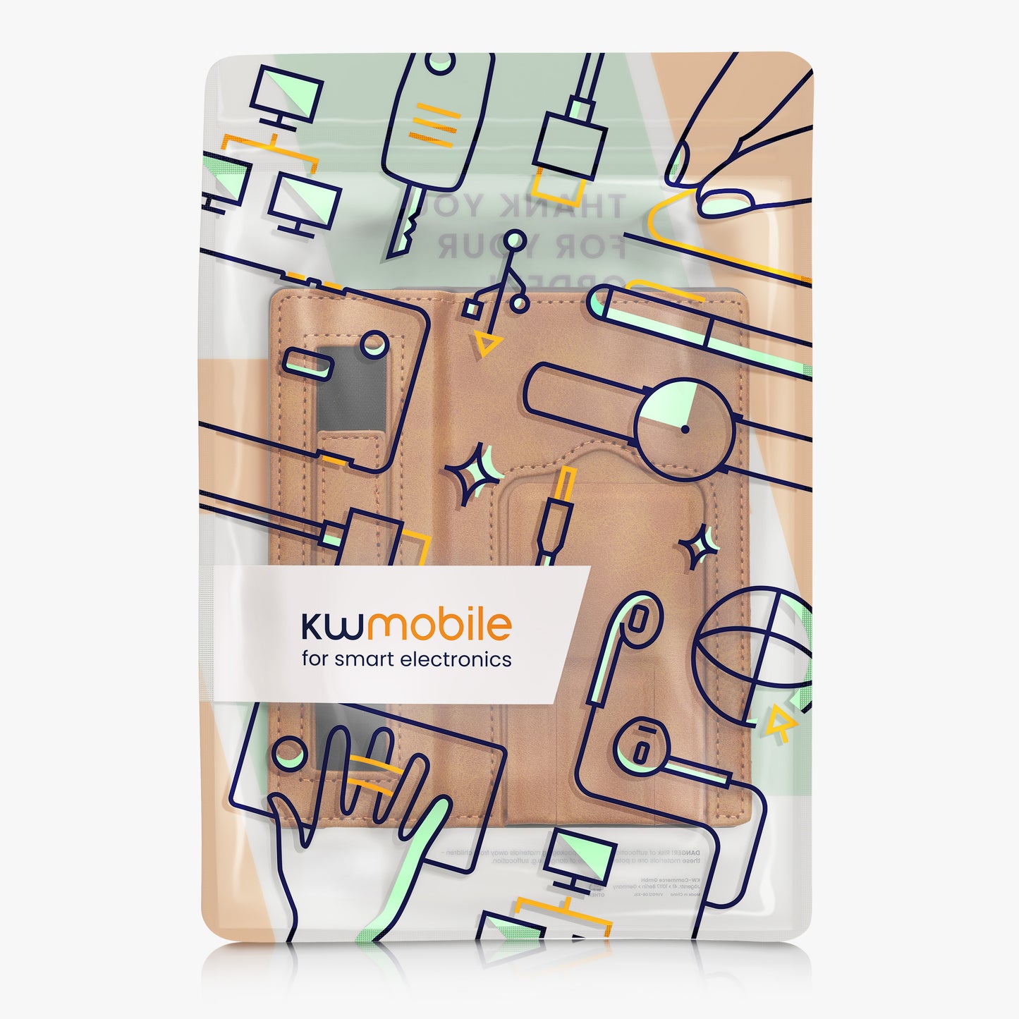 kwmobile Case Compatible with Amazon Kindle Oasis 10th Gen with Stand and Hand Strap