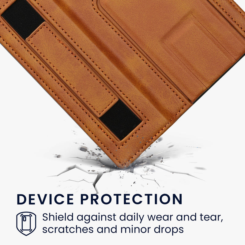 kwmobile Case Compatible with Amazon Kindle Oasis 10th Gen with Stand and Hand Strap