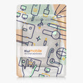 kwmobile Case Compatible with Kobo Libra 2 Cover with Elastic Hand Strap