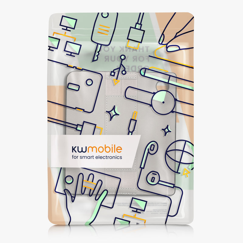 kwmobile Case Compatible with Kobo Libra 2 Cover with Elastic Hand Strap