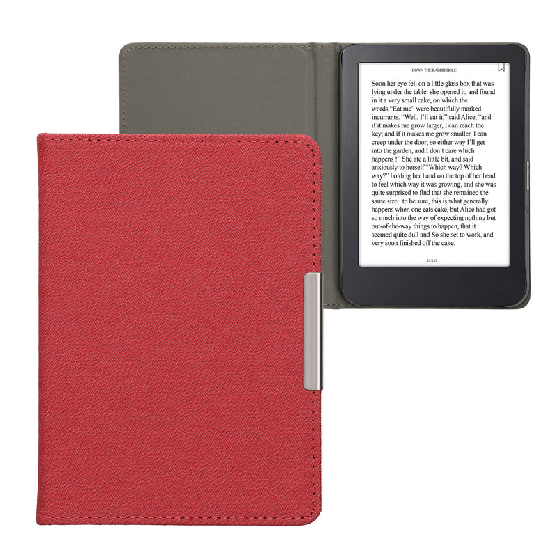 kwmobile Foldable Case compatible with Kobo Clara 2E / Tolino Shine 4 - e-Reader Protective Case - eReader Cover