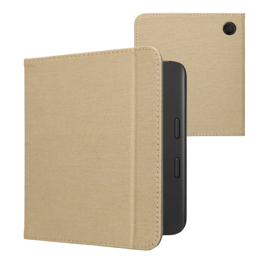 kwmobile Klapphülle kompatibel mit Tolino Vision 6 - Schutzhülle e-Reader - Hülle eReader - Beige Beige  