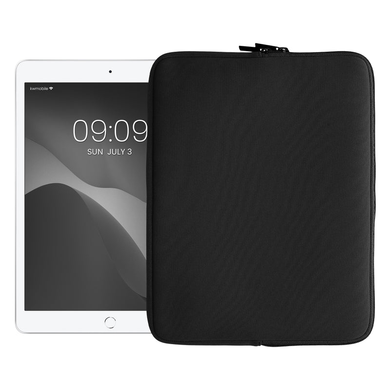 kwmobile Tablet Hülle kompatibel mit 13" Tablet - Universal Neopren Tasche Cover Case - Schutzhülle Sleeve in Schwarz Schwarz  