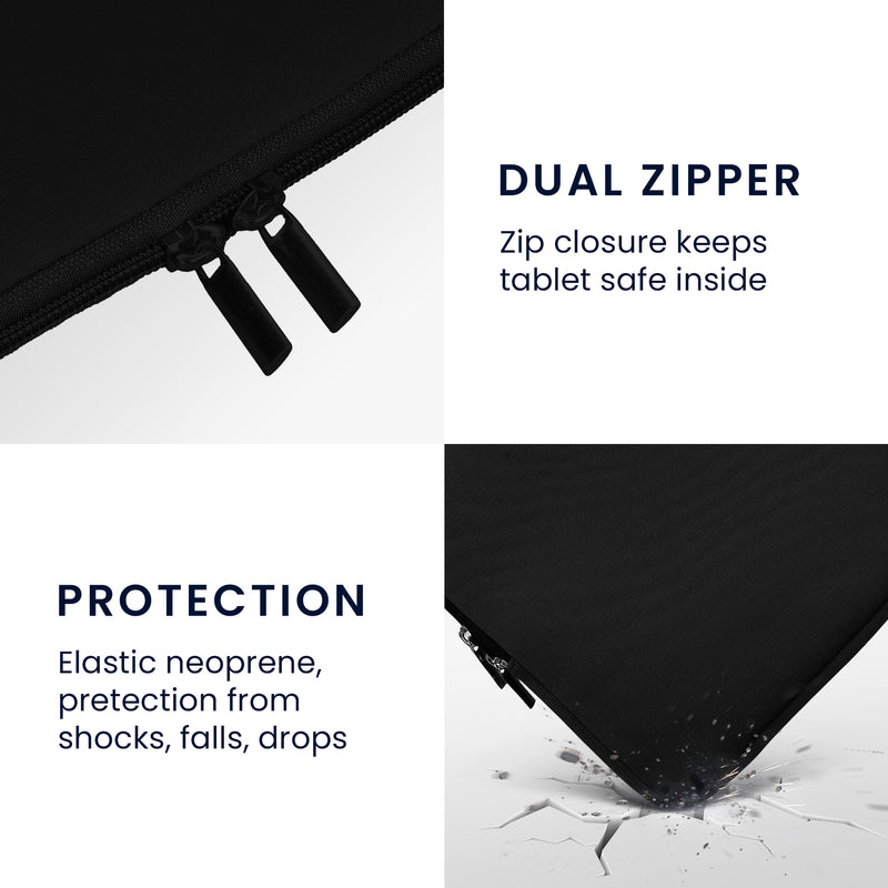 kwmobile Tablet Case compatible with 13" Tablet - Universal Bag Cover Case - Protective Sleeve
