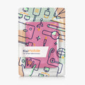 kwmobile Flip Cover compatible with Kobo Clara BW / Clara Colour / Tolino Shine (5) / Shine Color Case - Faux Leather eReader Protective Cover with Hand Strap