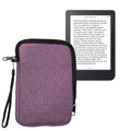 kwmobile Schutzhülle aus Stoff kompatibel mit 6" eReader Hülle - Stoffhülle für e-Reader mit Reißverschluss - Lavendel Lavendel  