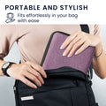 kwmobile Fabric Case Compatible with 6.8-7" eReader Cover for e-Readers with Zipper
