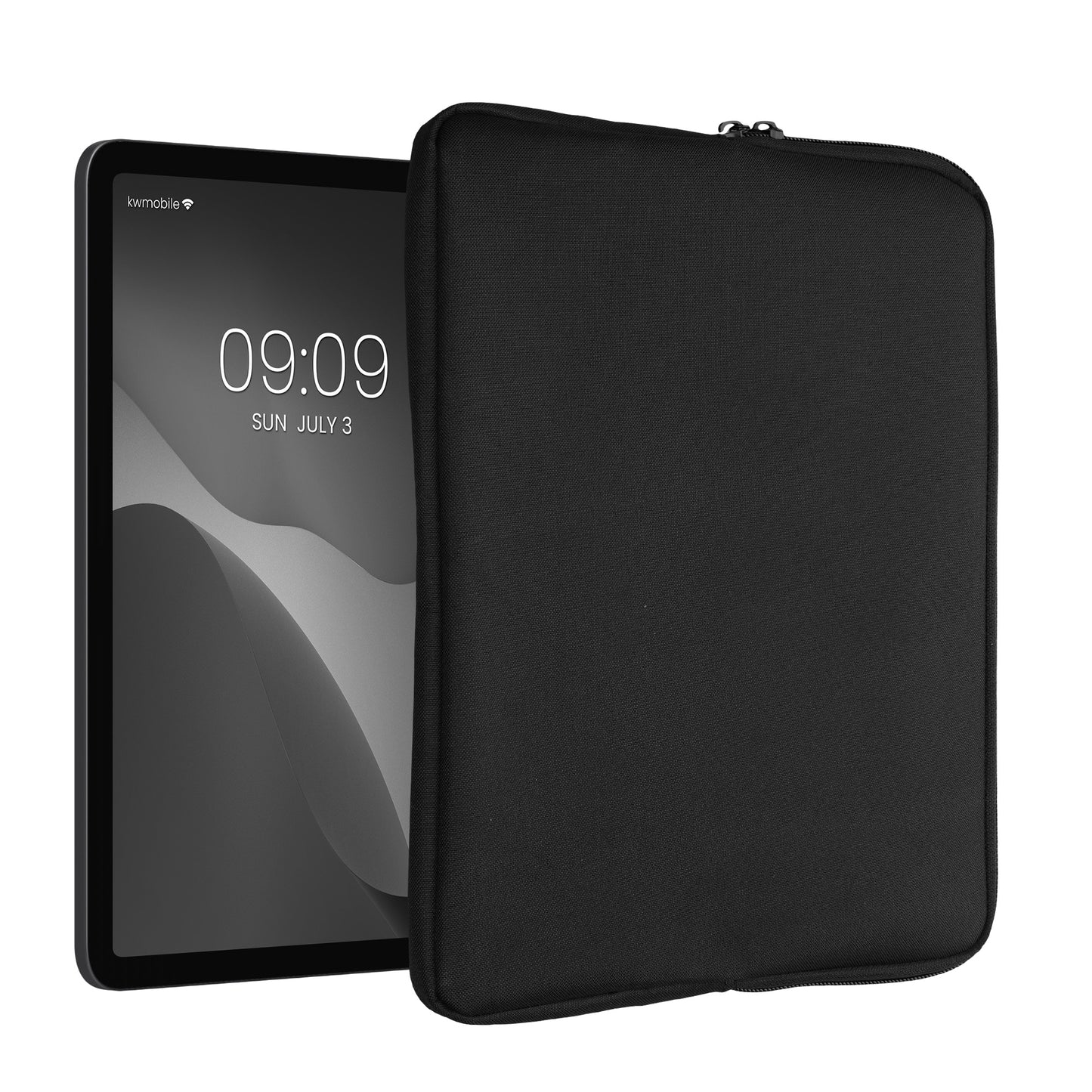 kwmobile Protective Sleeve Compatible with 12.4"-12.9" Tablet Case with Zipper