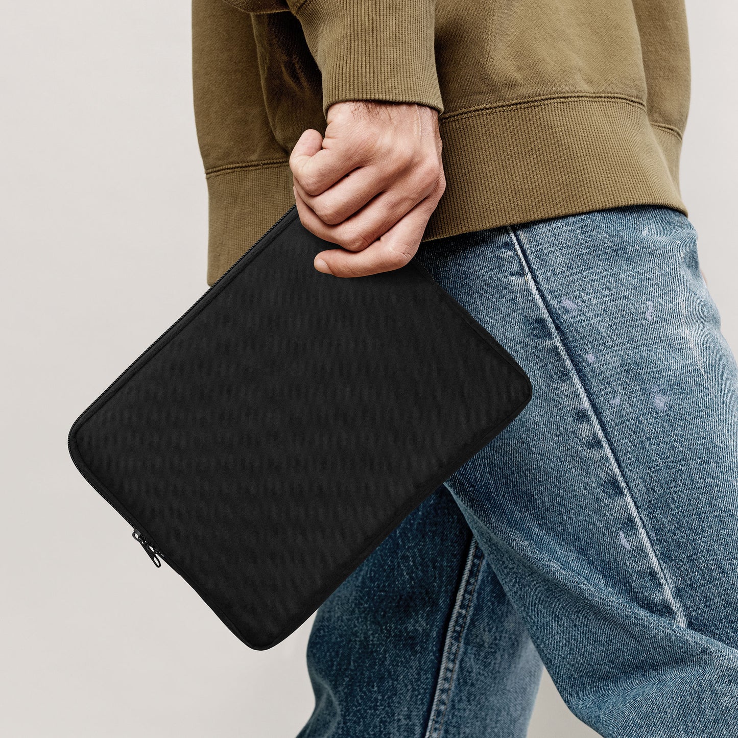 kwmobile Protective Sleeve Compatible with 12.4"-12.9" Tablet Case with Zipper