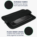 kwmobile Protective Sleeve Compatible with 12.4"-12.9" Tablet Case with Zipper
