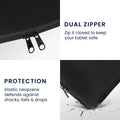 kwmobile Protective Sleeve Compatible with 12.4"-12.9" Tablet Case with Zipper