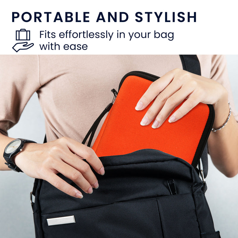 kwmobile Protective Case Compatible with 6" eReader Case with Zipper