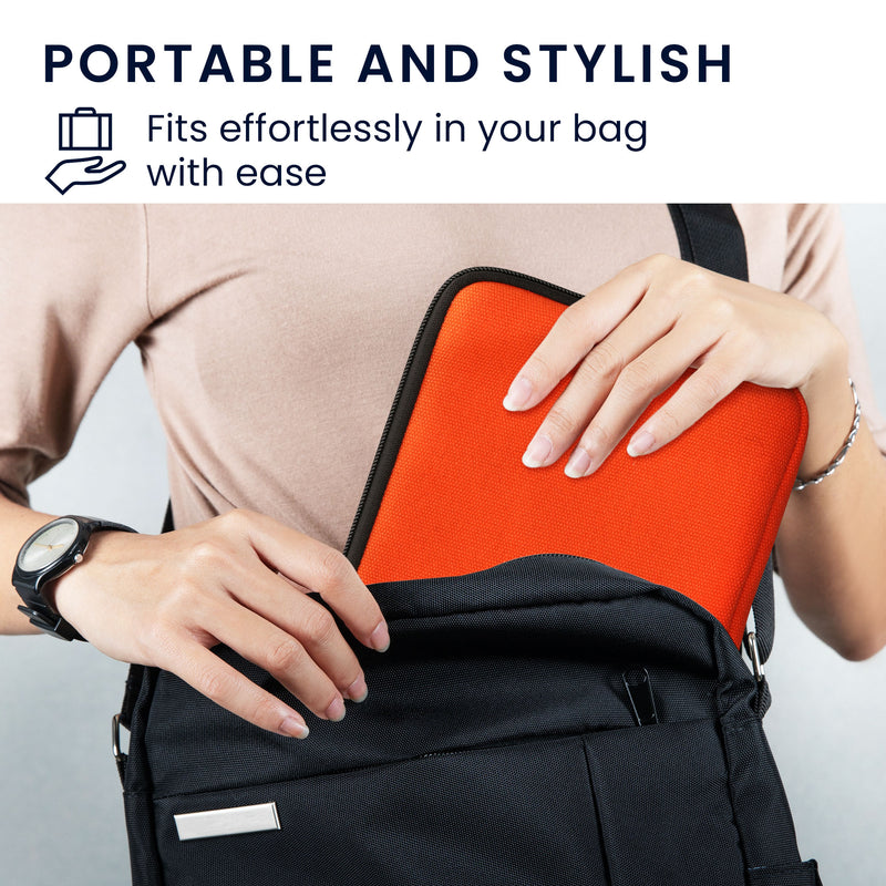 kwmobile Canvas Case Compatible with 6.8-7" eReader Cover with Zipper