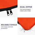 kwmobile Canvas Case Compatible with 6.8-7" eReader Cover with Zipper