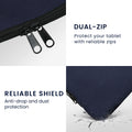 kwmobile Protective Case Compatible with 8"-8.4" Tablet Sleeve with Zipper