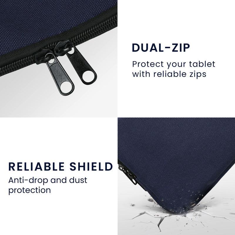 kwmobile Protective Case Compatible with 8"-8.4" Tablet Sleeve with Zipper