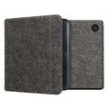 kwmobile Hülle kompatibel mit Kobo Kobo Libra Colour / Tolino Vision Color - Filz Stoff eReader Schutzhülle Cover Case - Dunkelgrau Dunkelgrau  
