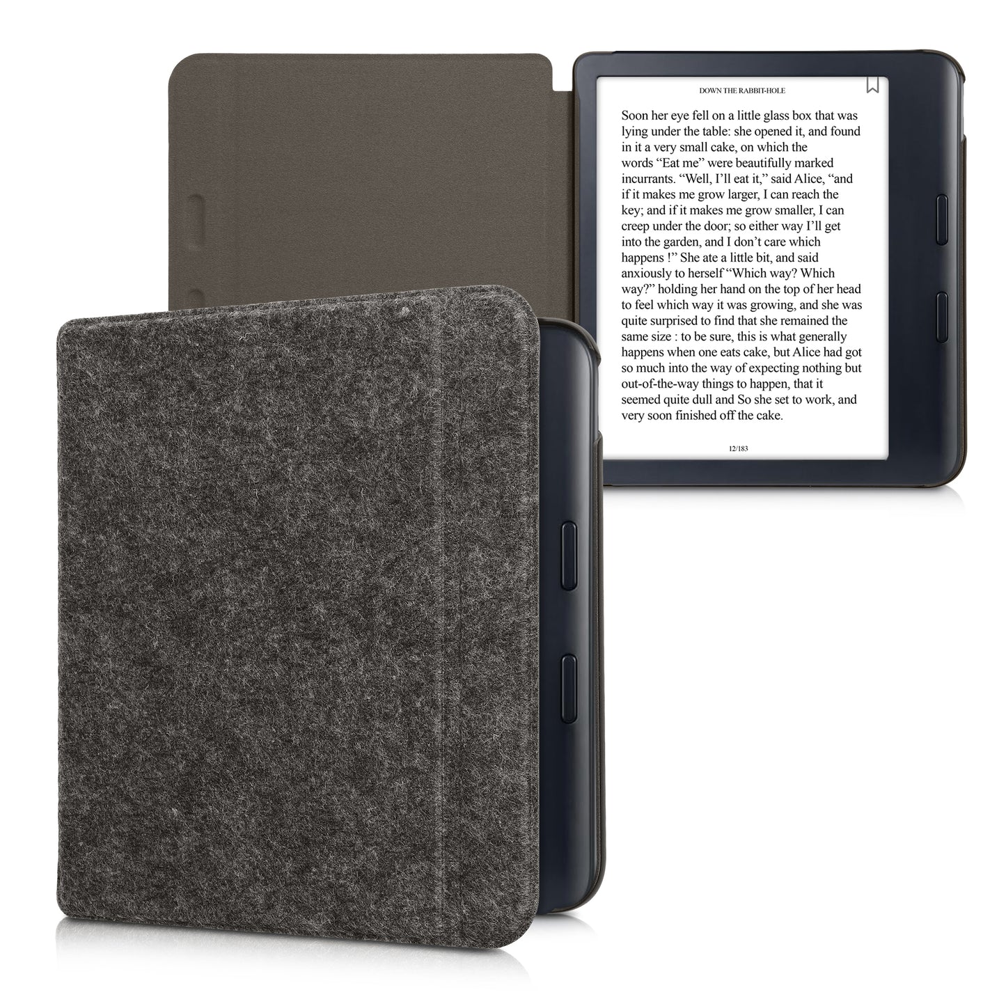 kwmobile Case compatible with Kobo Libra Colour / Tolino Vision Color eReader Protective Cover Case