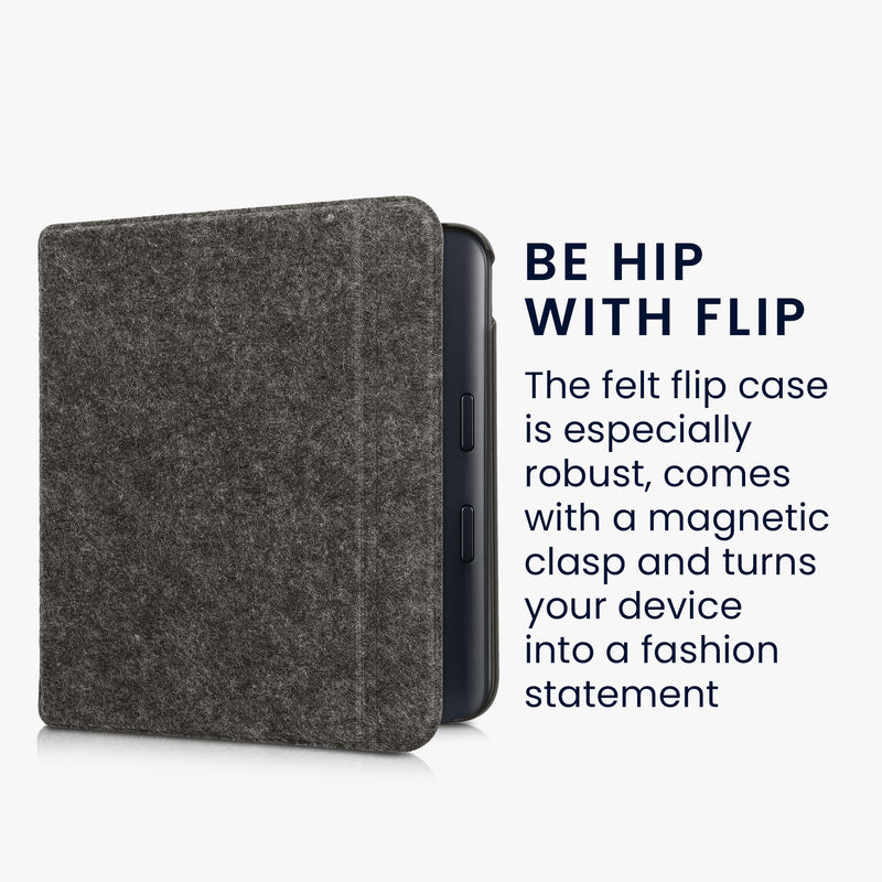 kwmobile Case compatible with Kobo Libra Colour / Tolino Vision Color eReader Protective Cover Case