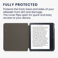 kwmobile Case compatible with Kobo Libra Colour / Tolino Vision Color eReader Protective Cover Case